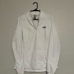 The North Face White Pullover Fleece